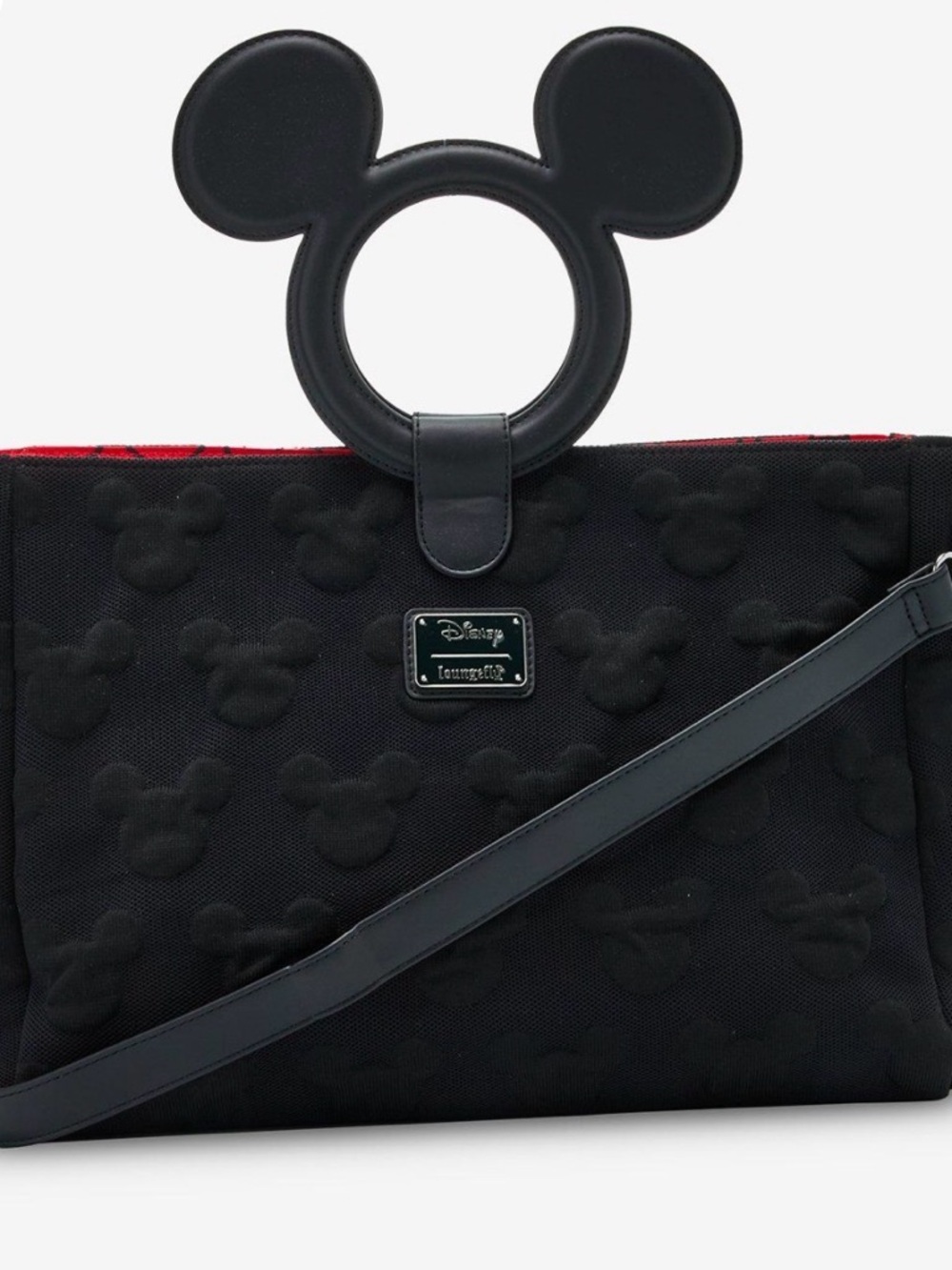 Disney Loungefly Black Mickey Ear Tote Bag